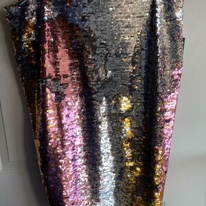 Eloquii Elegant Sequined Skirt. NWT! Stretchy Back Pannel For Comfort. Sparkle!